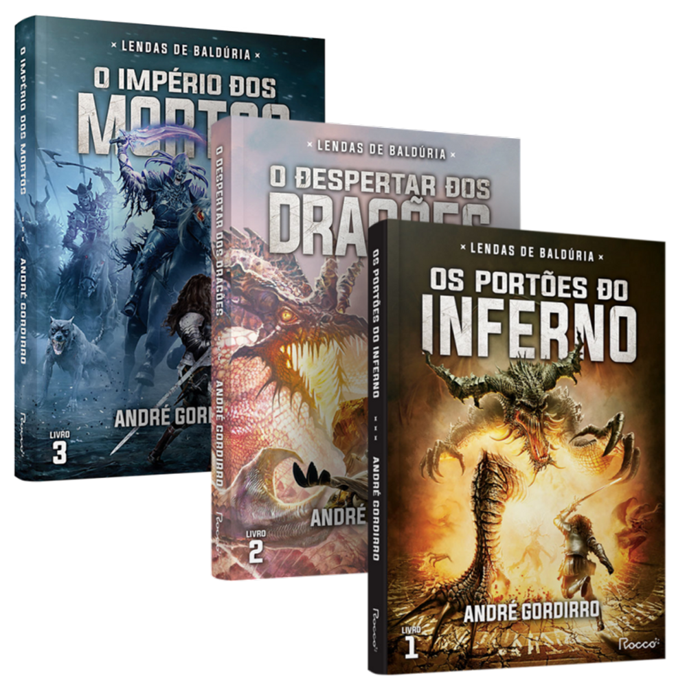 Combo trilogia Lendas de Baldúria
