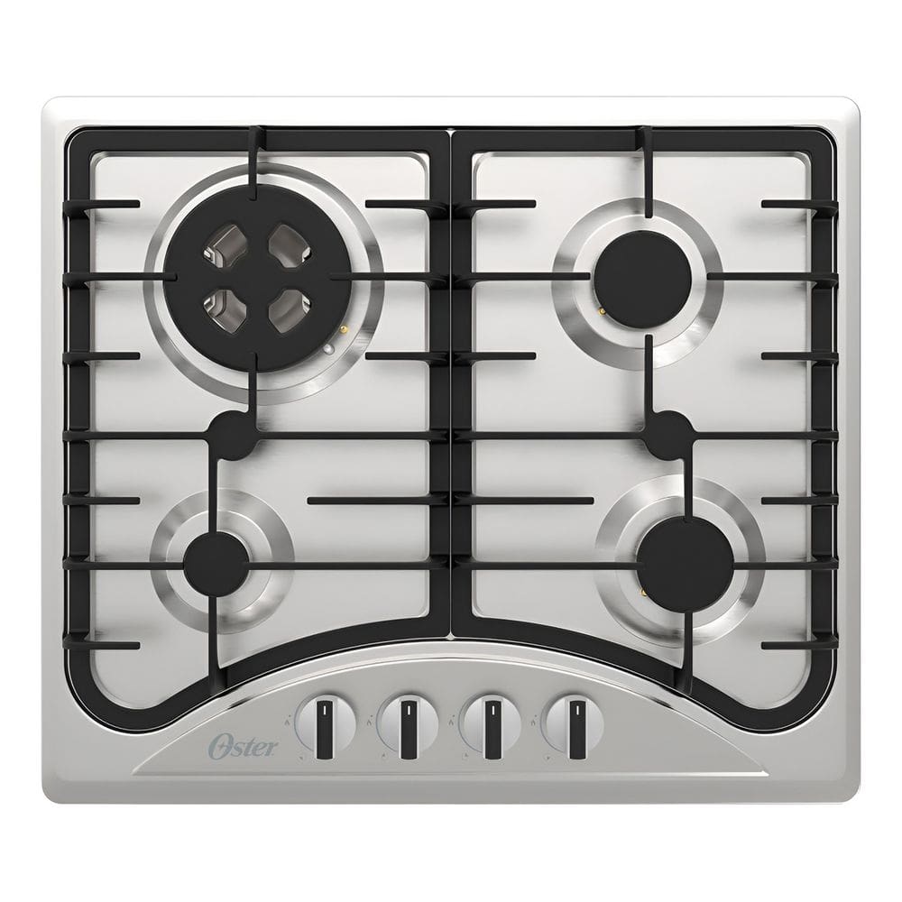 Cooktop 4 Bocas Gas Bivolt Inox Profissional 58x51cm - Oster