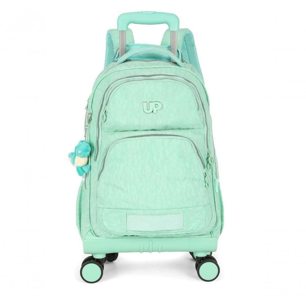 Mochilete Com Carrinho Turquesa - Unico Verde