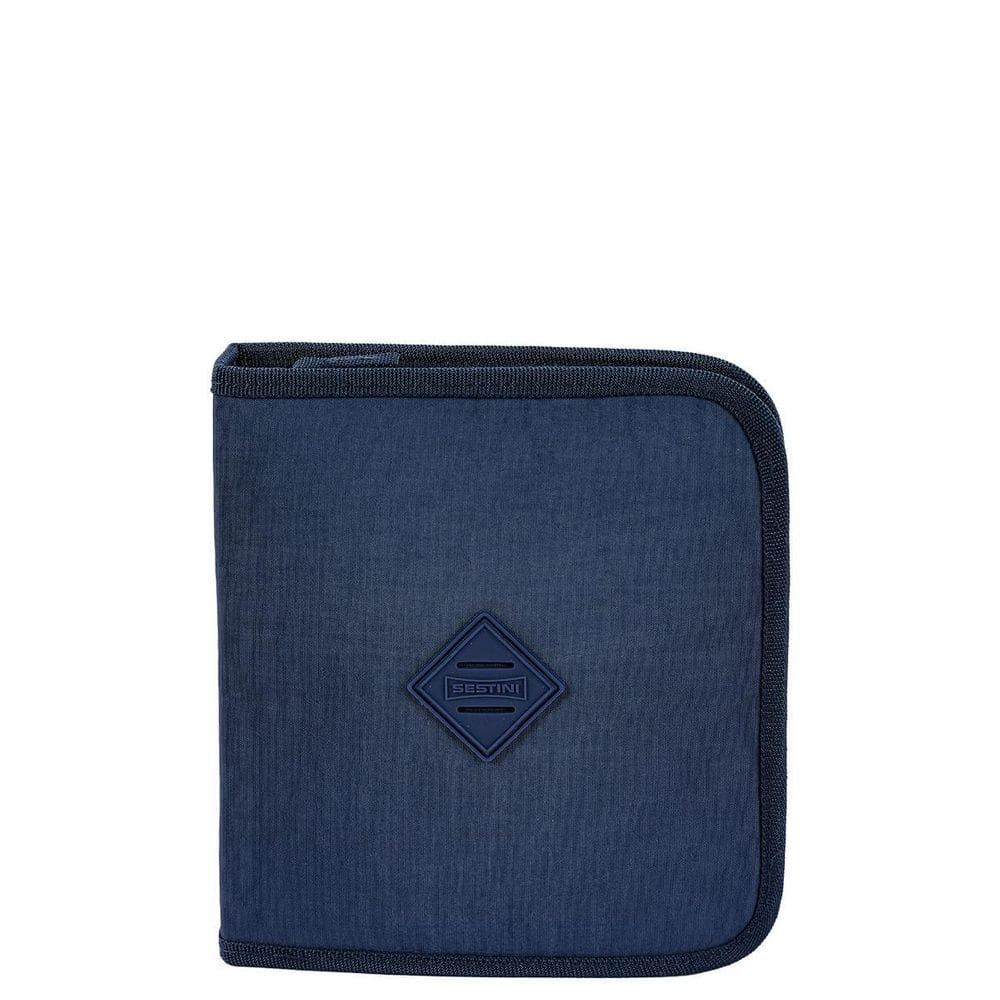 Estojo Crinkle - Azul Neon, Nylon, Zíper, Organizador