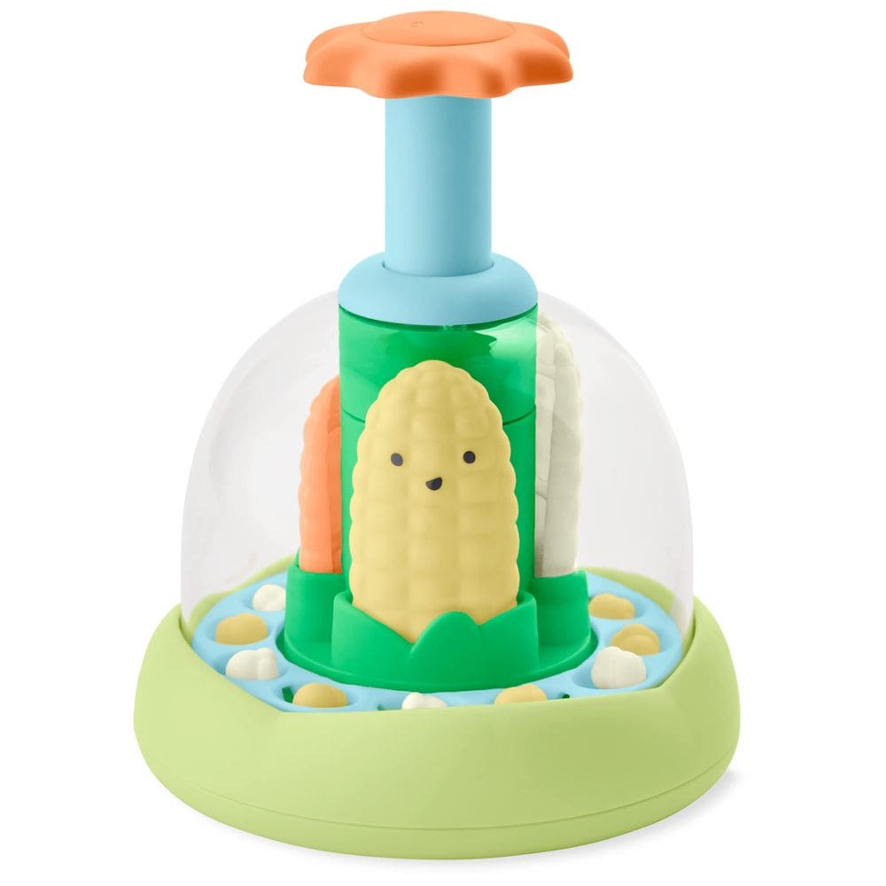 Brinquedo para bebês Skip Hop Press & Spin Farmstand What`s Poppin