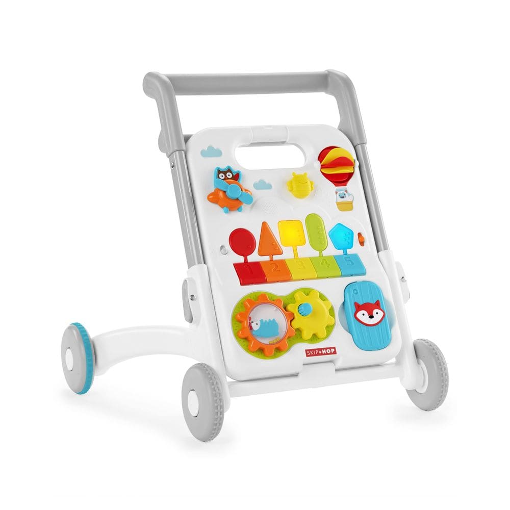 Baby Walker Skip Hop 4 em 1 para sentar e ficar em pé com mais de 40 atividades
