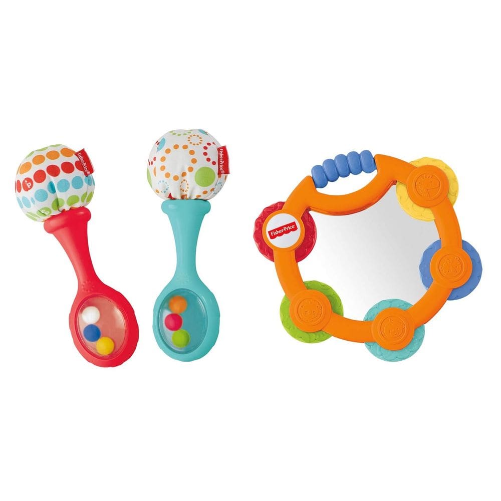 Conjunto de presentes de brinquedo Fisher-Price Tambourine & Maracas