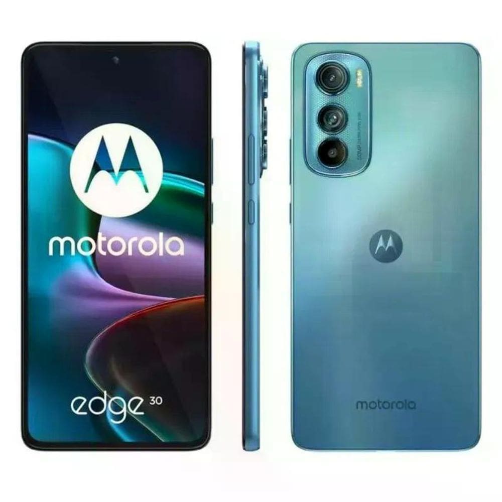 Usado: Moto Edge 30 256GB Azul - Bom