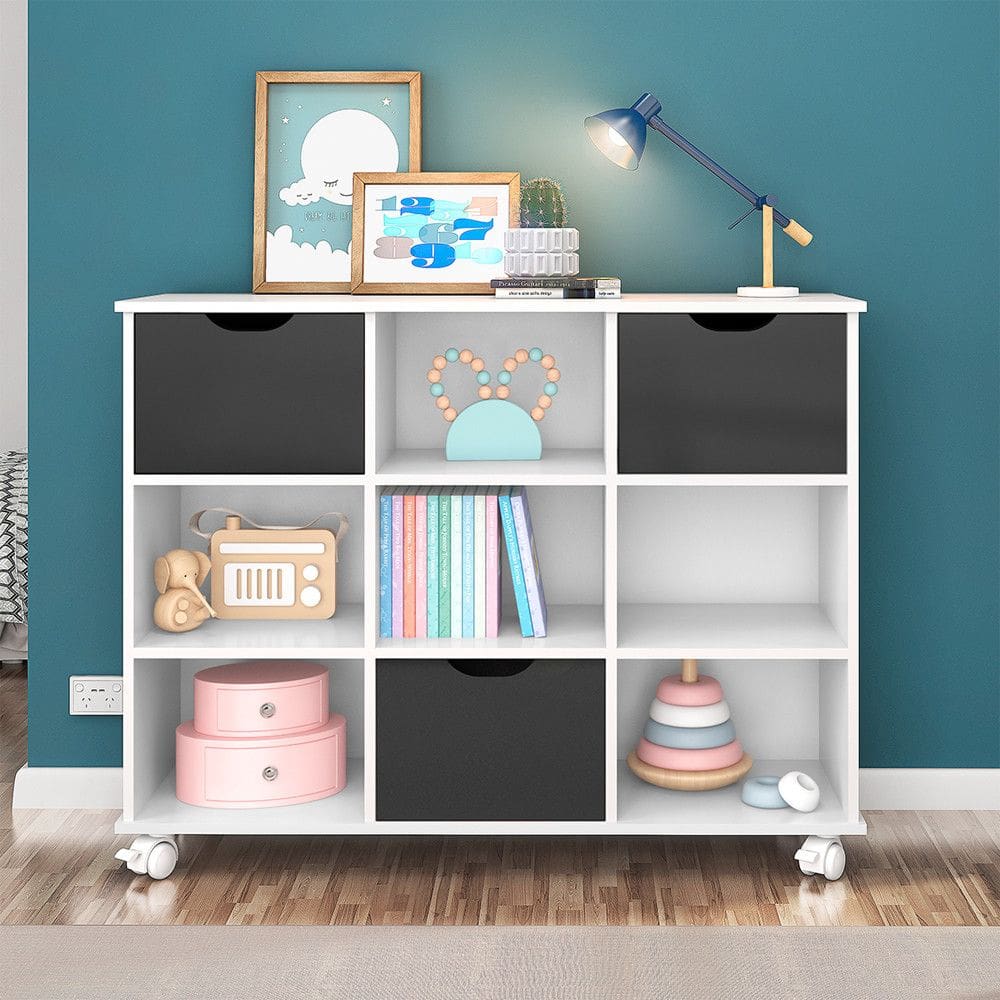 Nicho Organizador Com 3 Gavetas Organizadoras Mdp/Mdf Qmovi