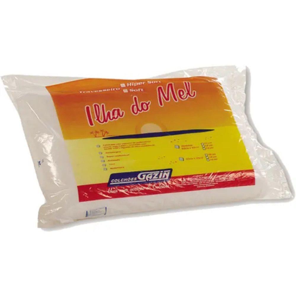 Travesseiro Gazin Algodao Suporte Macio Ilha do Mel