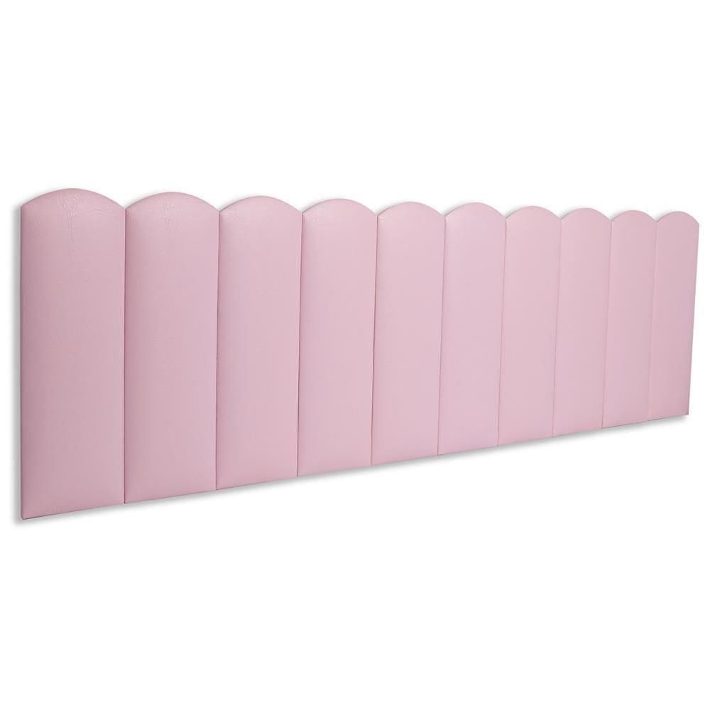 Cabeceira King Kit 10 Placas Modelo Nuvem - Courino Rosa