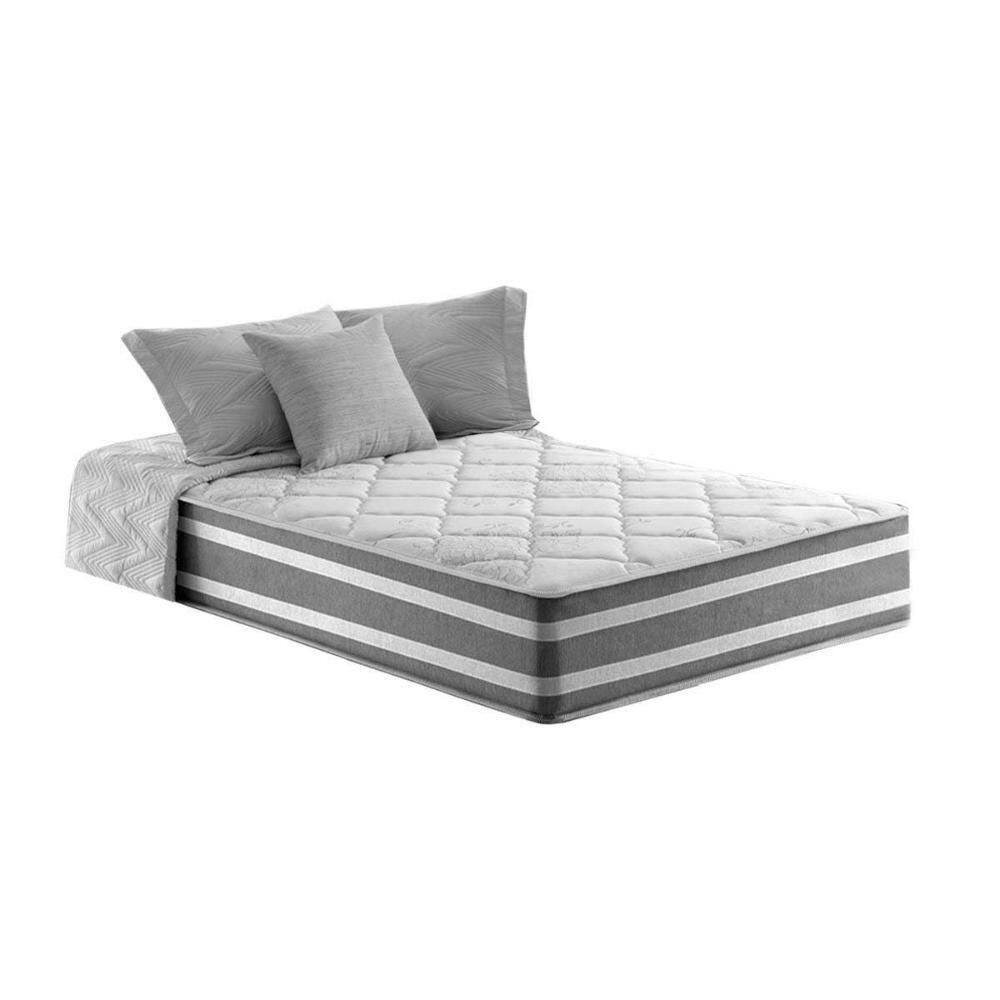 Colchão Solteirão Molas Duo Sono Double Face Euro Pillow Gray (96x203x30) - D Angelis