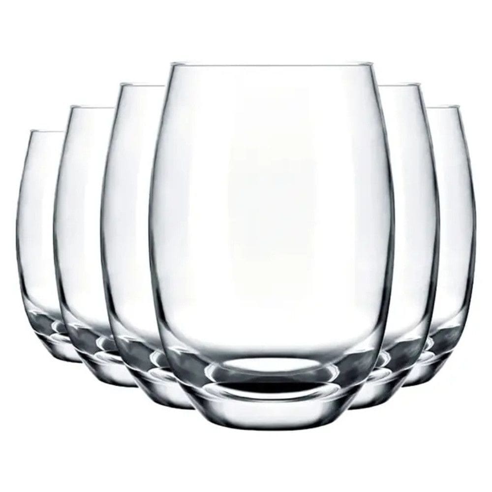 Conjunto de Copos de Vidro Aruba 465ml 6 Pecas Nadir