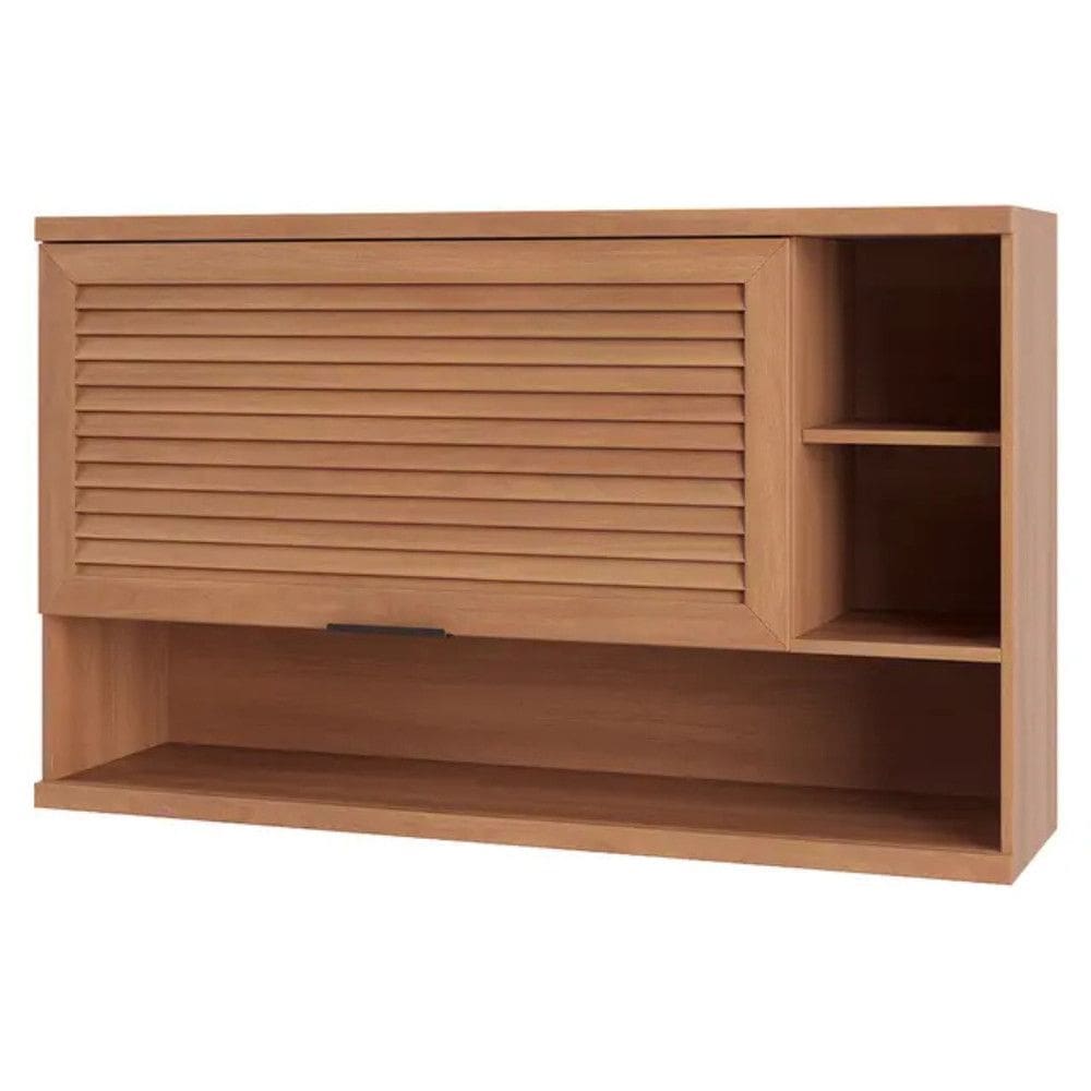 Armario Aereo 1 Porta Basculante 120cm Macadamia Telasul