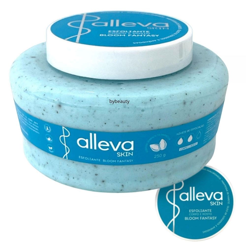 Esfoliante Corpo E Rosto 250Ml Alleva - Bloom Fantasy