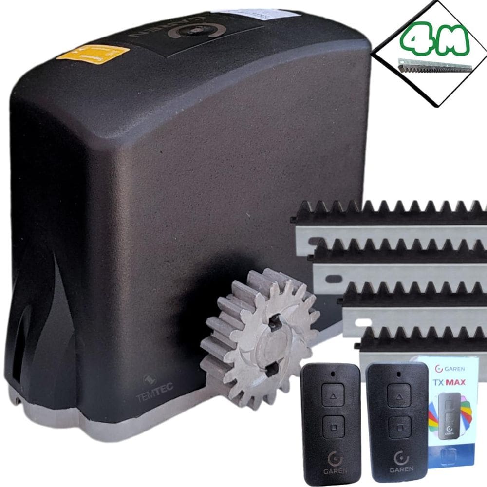 Motor Portão Garen Kdz Turbo 600Kg 1/3CV Super Rápido 7s 4m