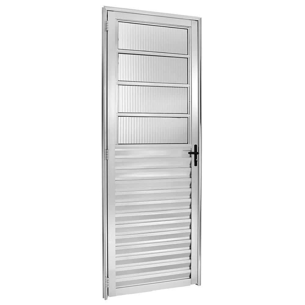 Porta Basculante Direita Vidro Mini Boreal 210x90cm Brilhante Ecosul Esquadrisul