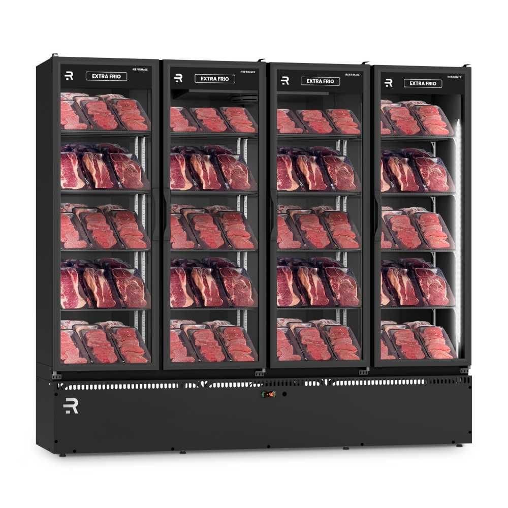 Auto Serviço Vanguard Extra Frio 4 Portas Preto/Preto ASVEF4P 220V - Refrimate