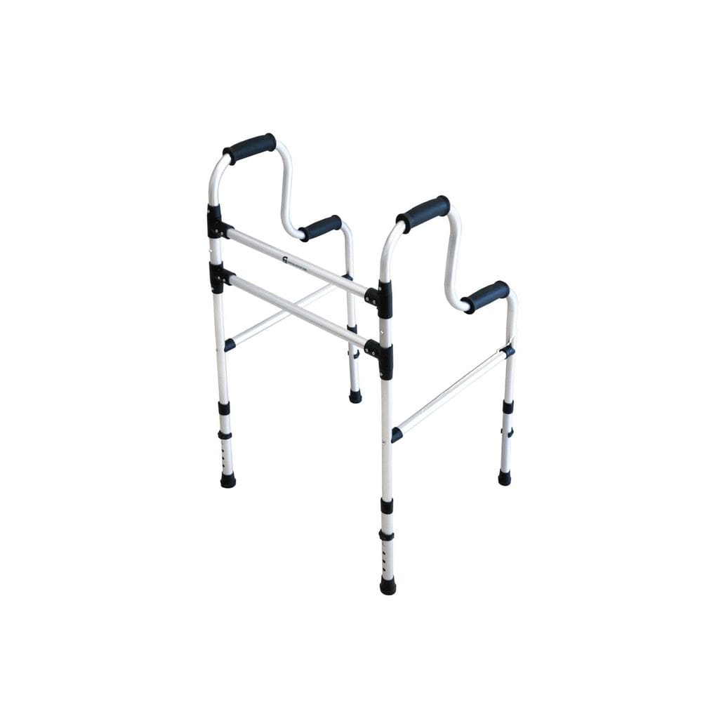 Andador Fixo 2 Barras Duplo Punho Até 130Kg Natural Sequenci