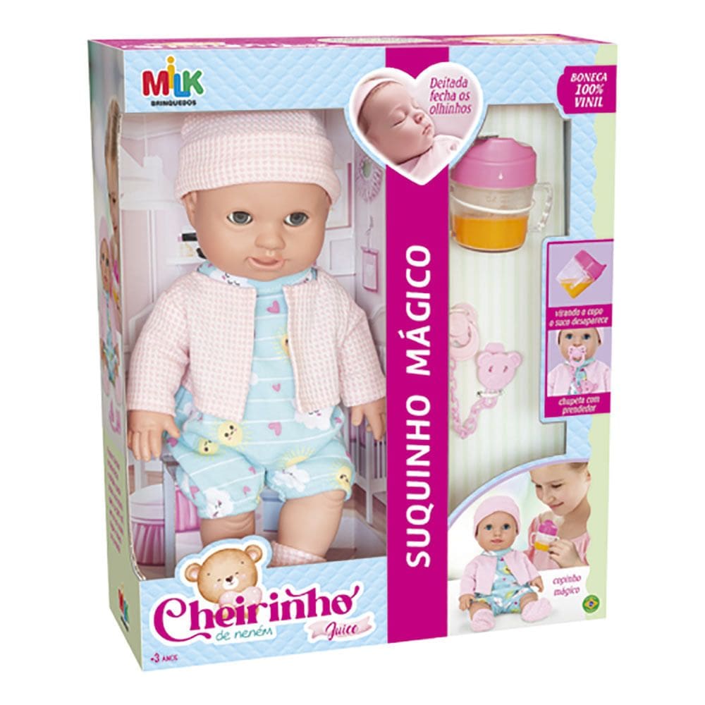 Boneca Cheirinho Suco Mágico Milk
