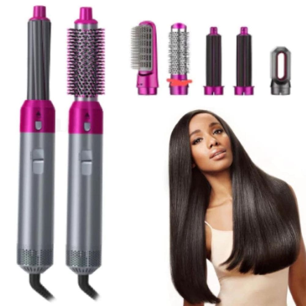 Escova Secadora E Modeladora 5 Em 1 Perfeita Secar Alisar E