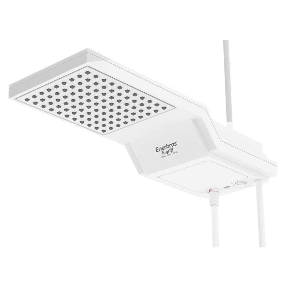 Chuveiro Ducha Eletrônica E-Griff 7800W Branco Enerbras 220V