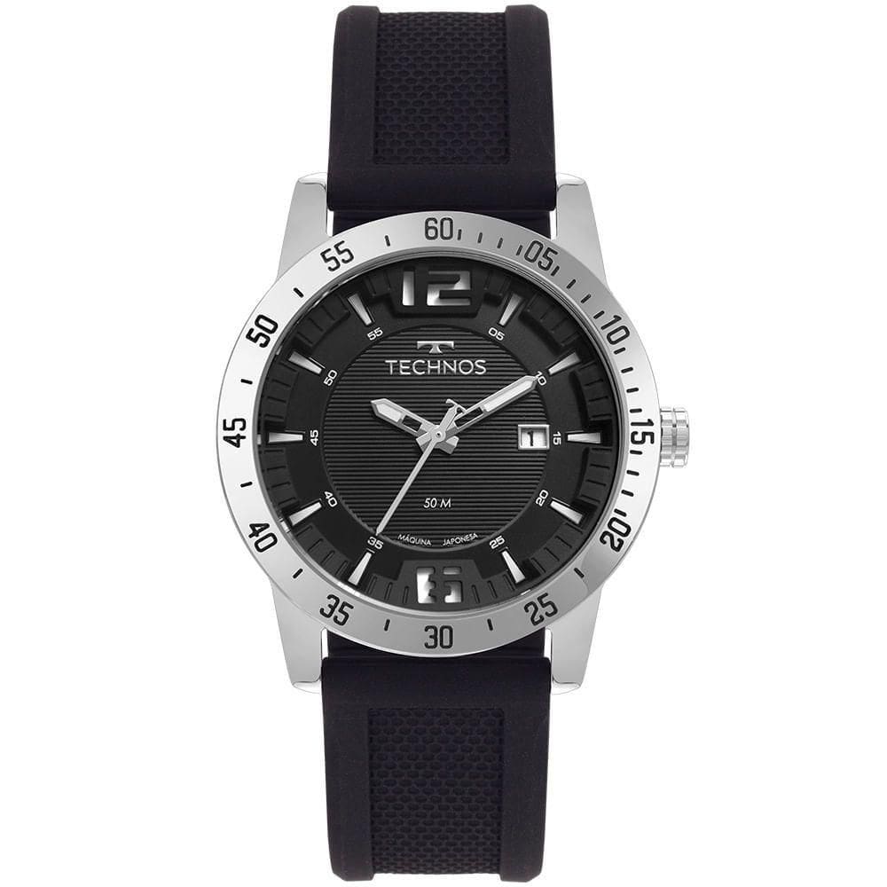 Relógio Technos Masculino Militar Prata - 2117leu/2p 2117leu/2p
