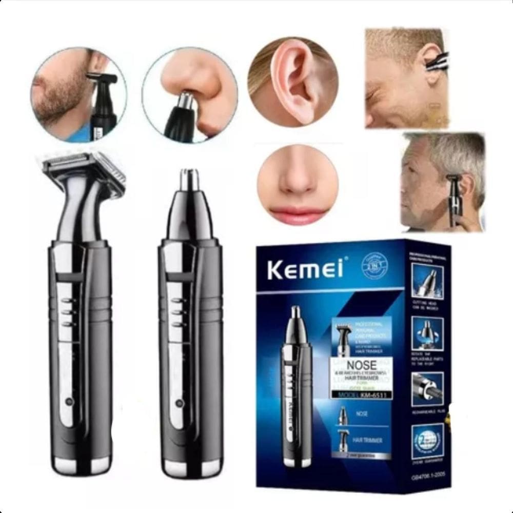 Aparador Kemei-6511 Portátil Preto Compacto