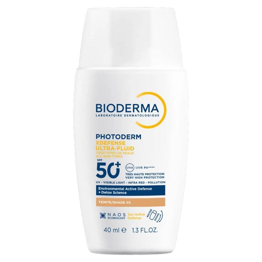 Protetor Solar Facial Bioderma Photoderm Xdefense Ultra Fluid Fps60 40Ml Cor 03
