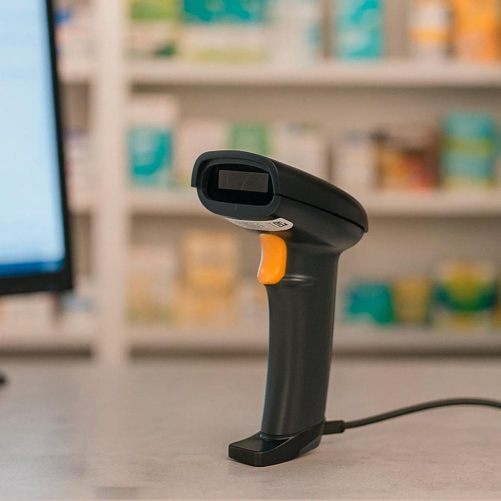 Leitor Código Scanner Portátil Ideal Para Vendas