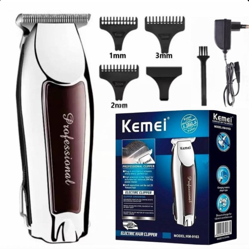 Maquina Kemei Km-9164 Para Acabamento Sem Fio