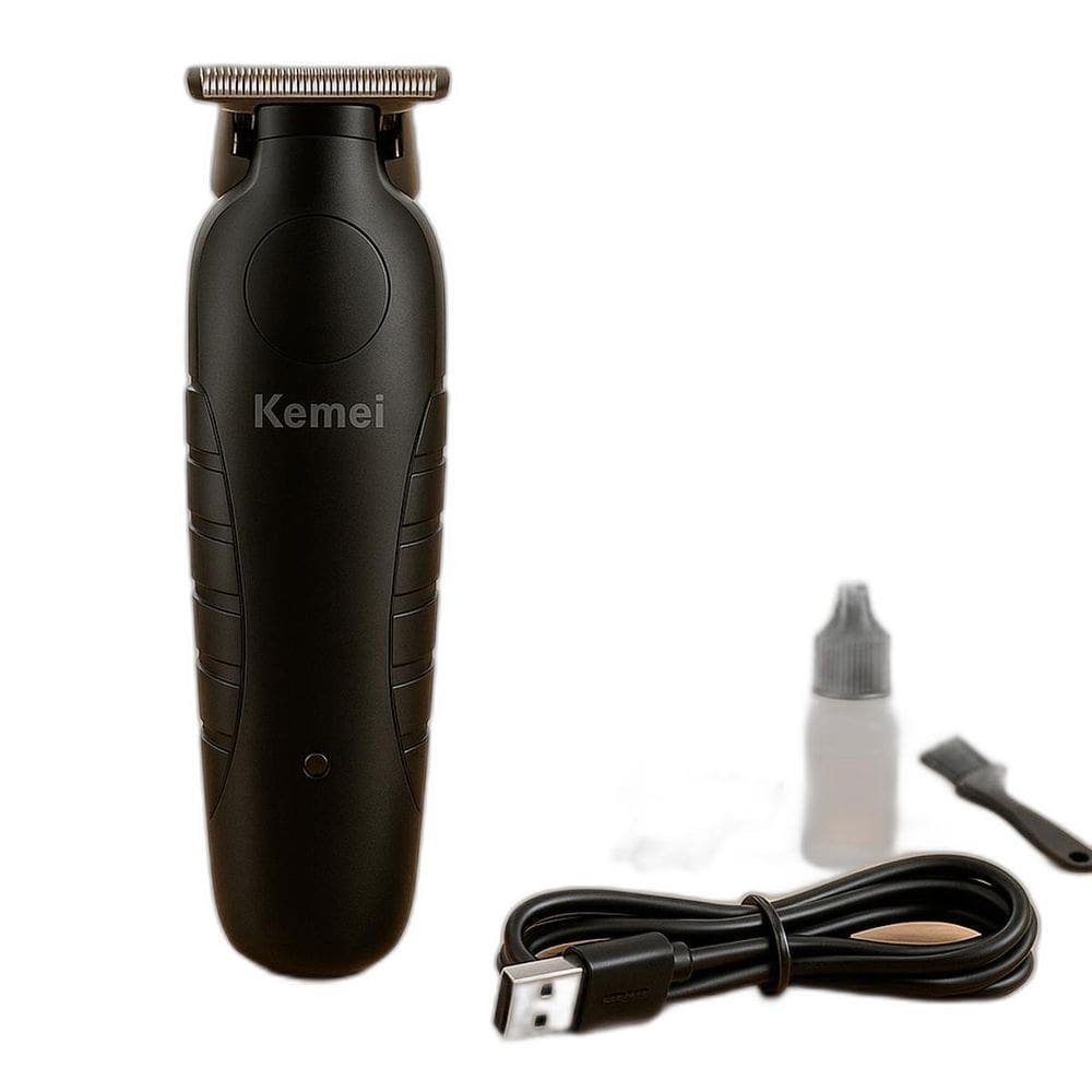 Maquina Kemei Ideal Para Cabelo E Acabamento