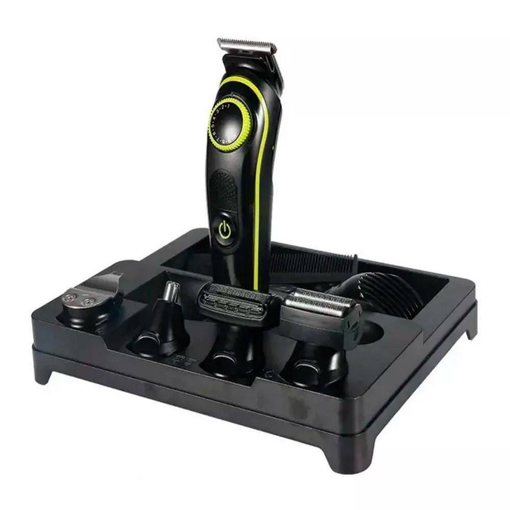 Barbeador Recarregável Kit Corte Precisão Corpo Barba