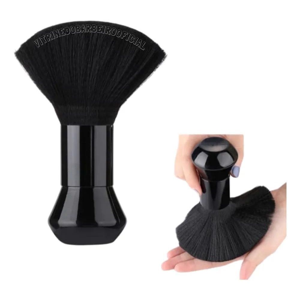 3X Espanador Pincel Para Barbearia Salões Com Cerdas Macias