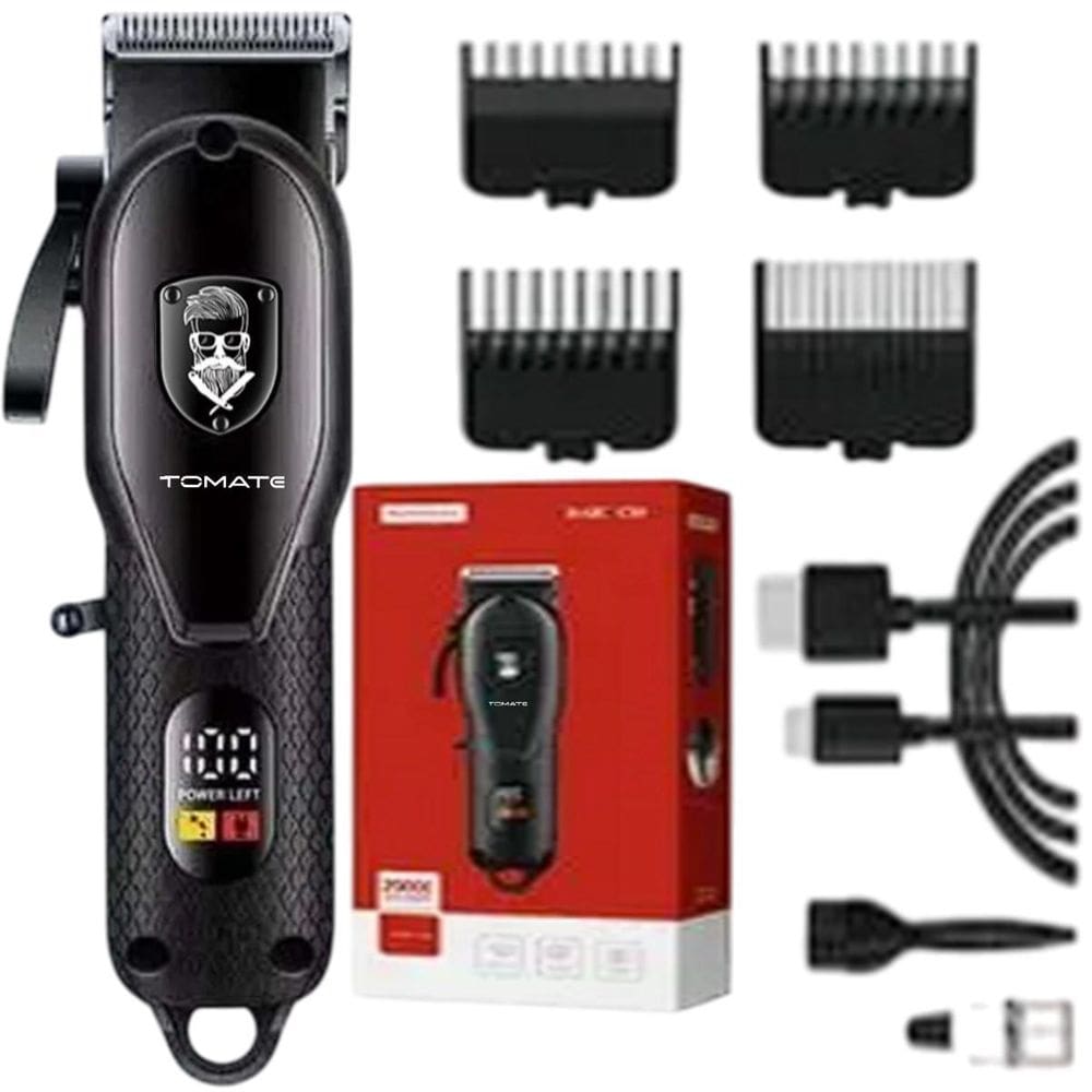 Maquina De Corte Para Cabelo E Barba Cabo Usb Mag-035 Preto
