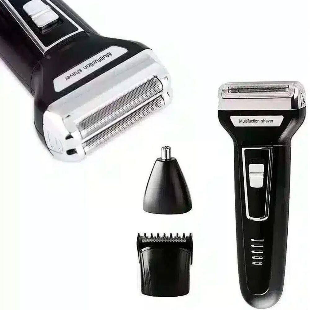 Kit Completo Kemei 3 Em 1 Com Led E Display