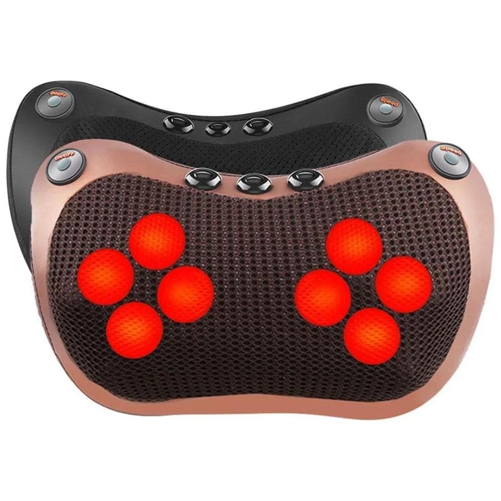 Almofada Shiatsu Bivolt: Massagem Para Pescoço E Lombar