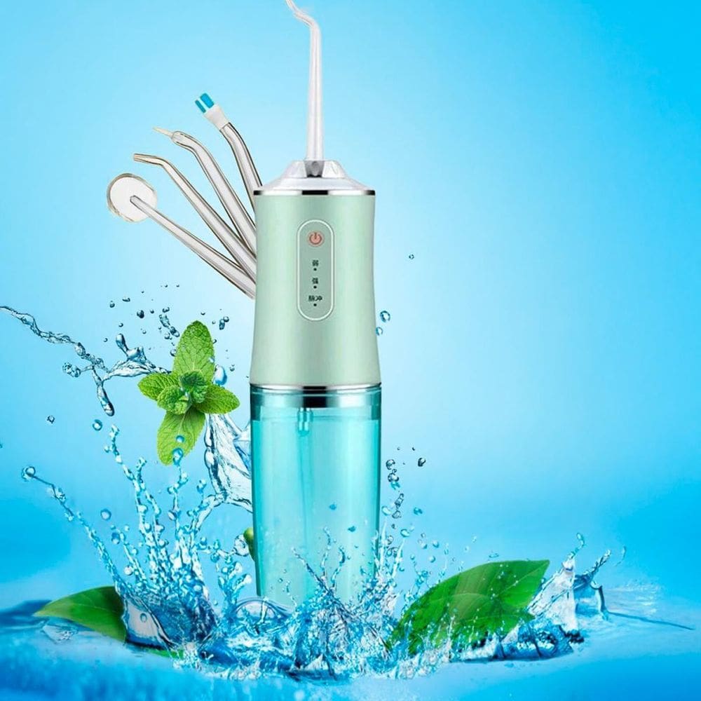 Lavador Bucal Recarregável Jato Potente Limpeza Dentes E