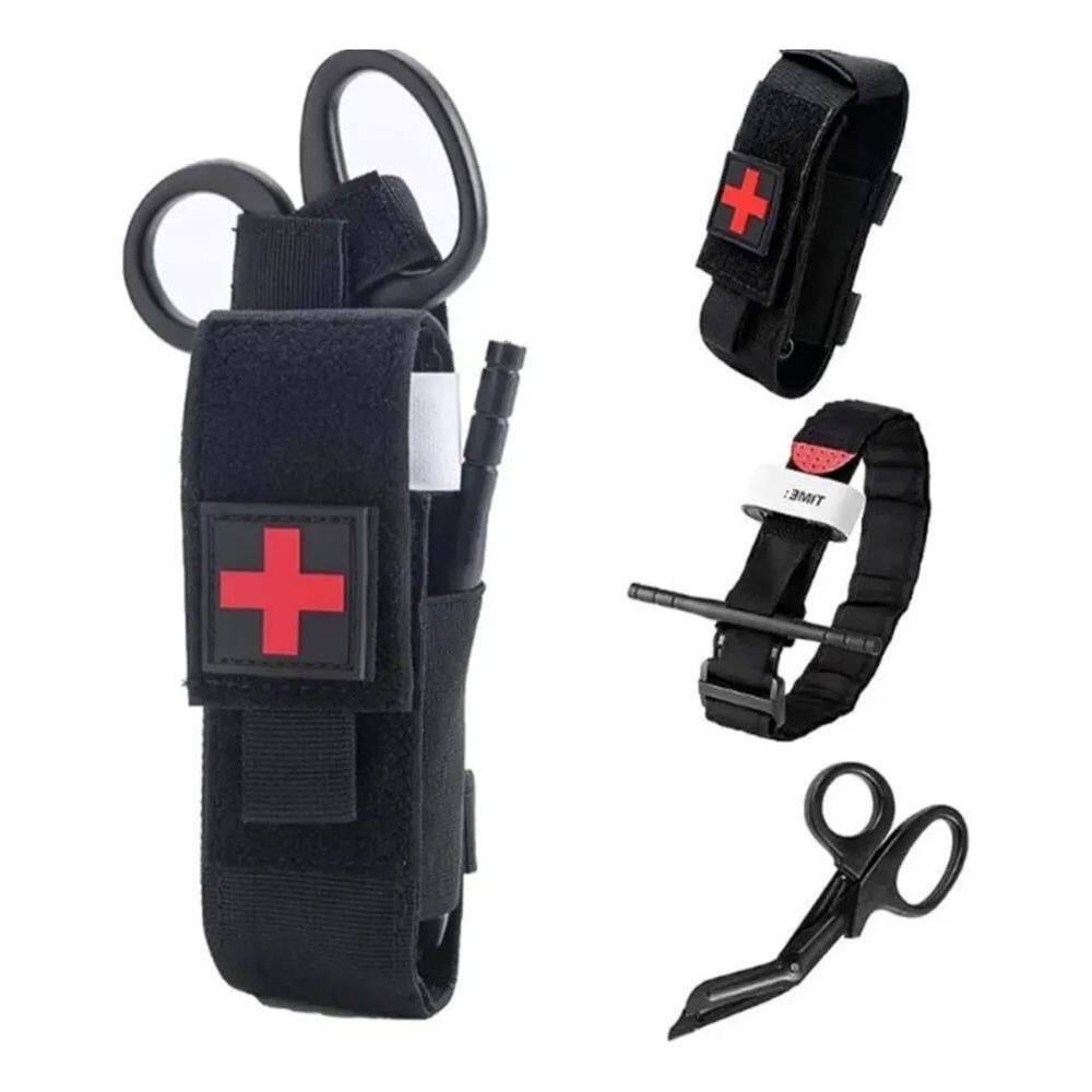 2X Kit Torniquete + Case Modular + Tesoura