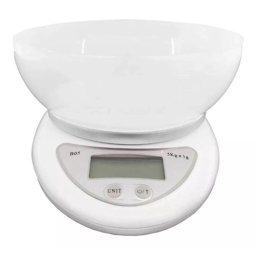 Balanca Digital Precisao 5kg Tara Cozinha Culinaria Vasilha