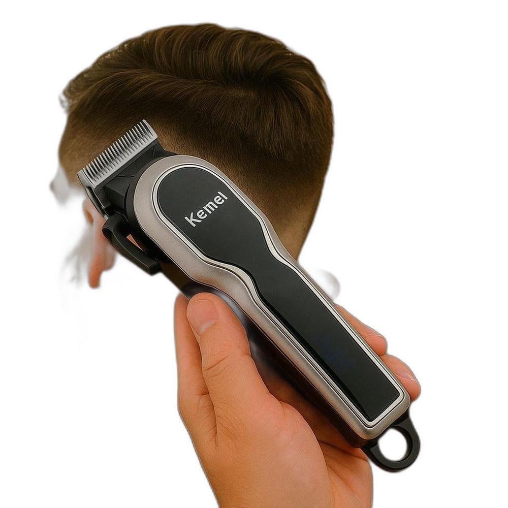 Cortador De Cabelo Kemei Com Display Digital