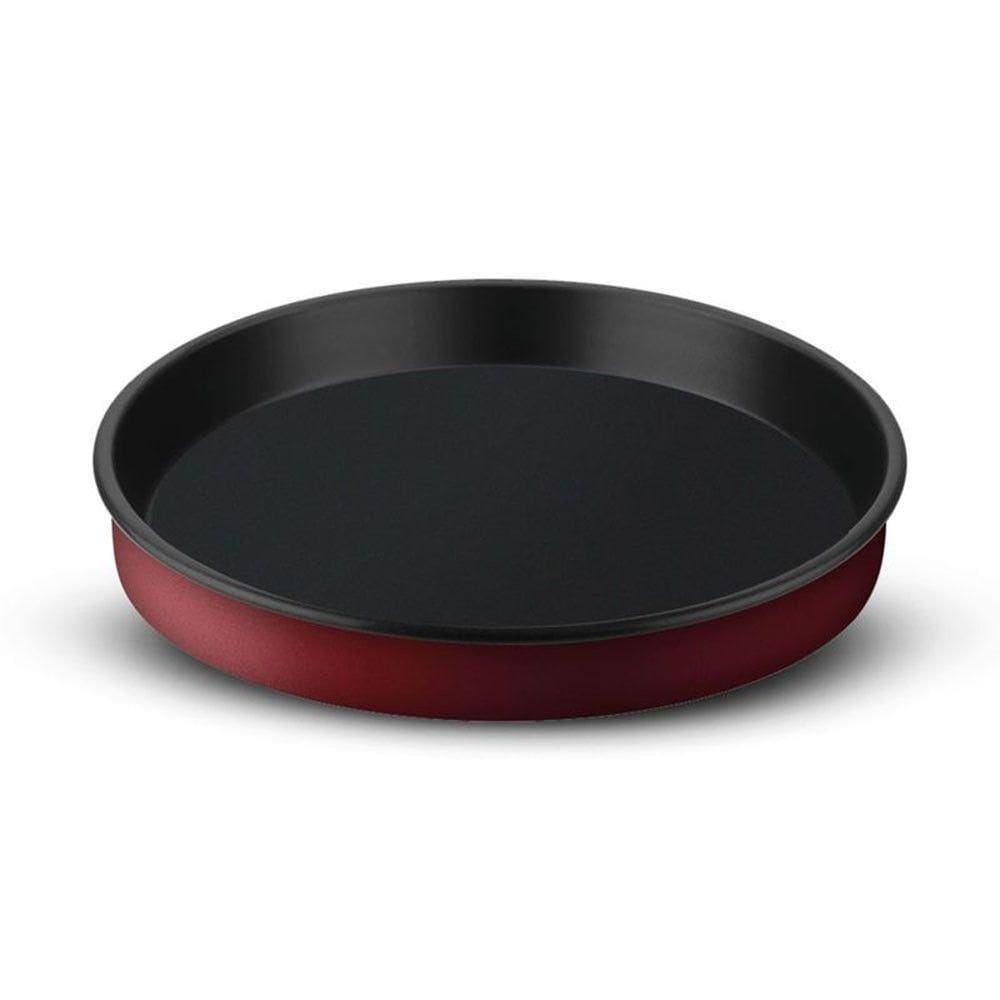 Forma Redonda Rochedo Bolo Perfeito 30cm Vermelho Vermelho