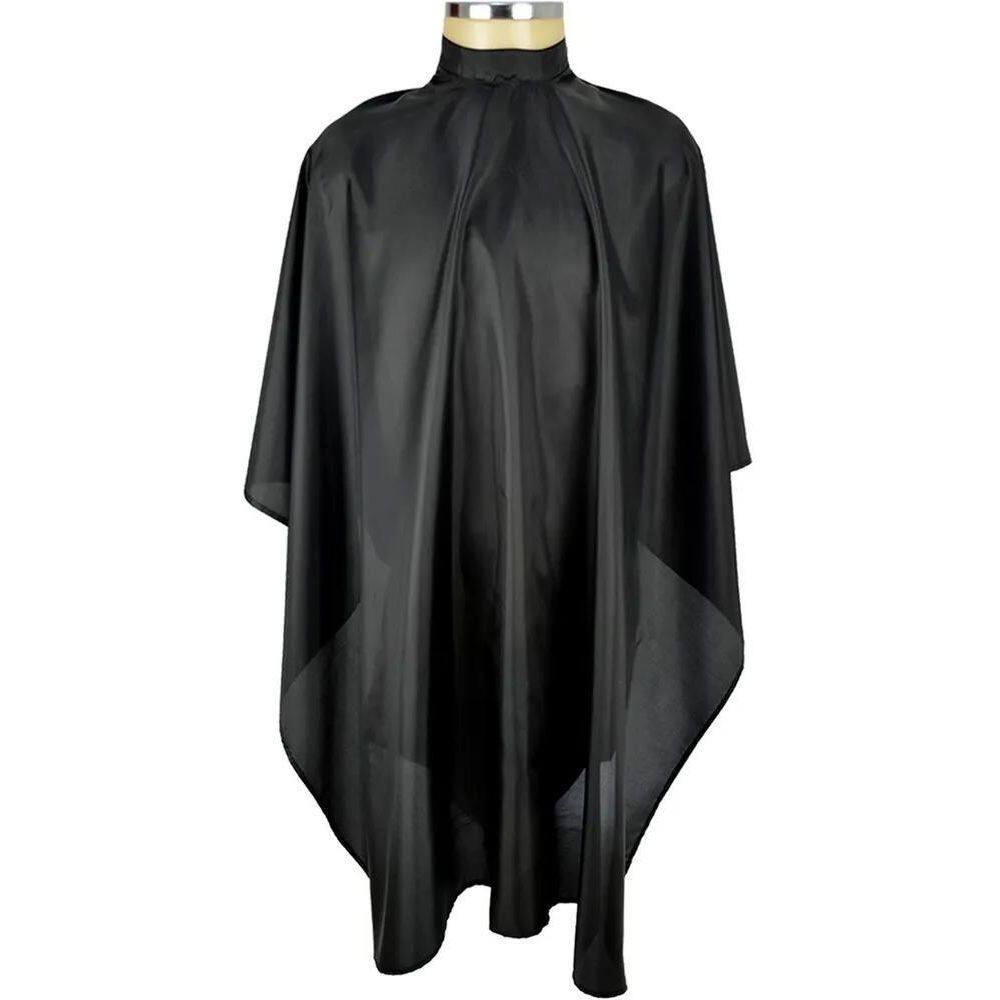 2X Capa De Corte Cabeleireiro / Barbearia Nylon Preto Pental