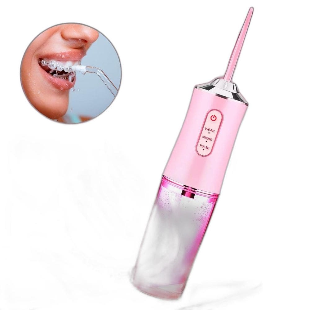 Higienizador Dental Recarregável Jato Potente Para Prótese