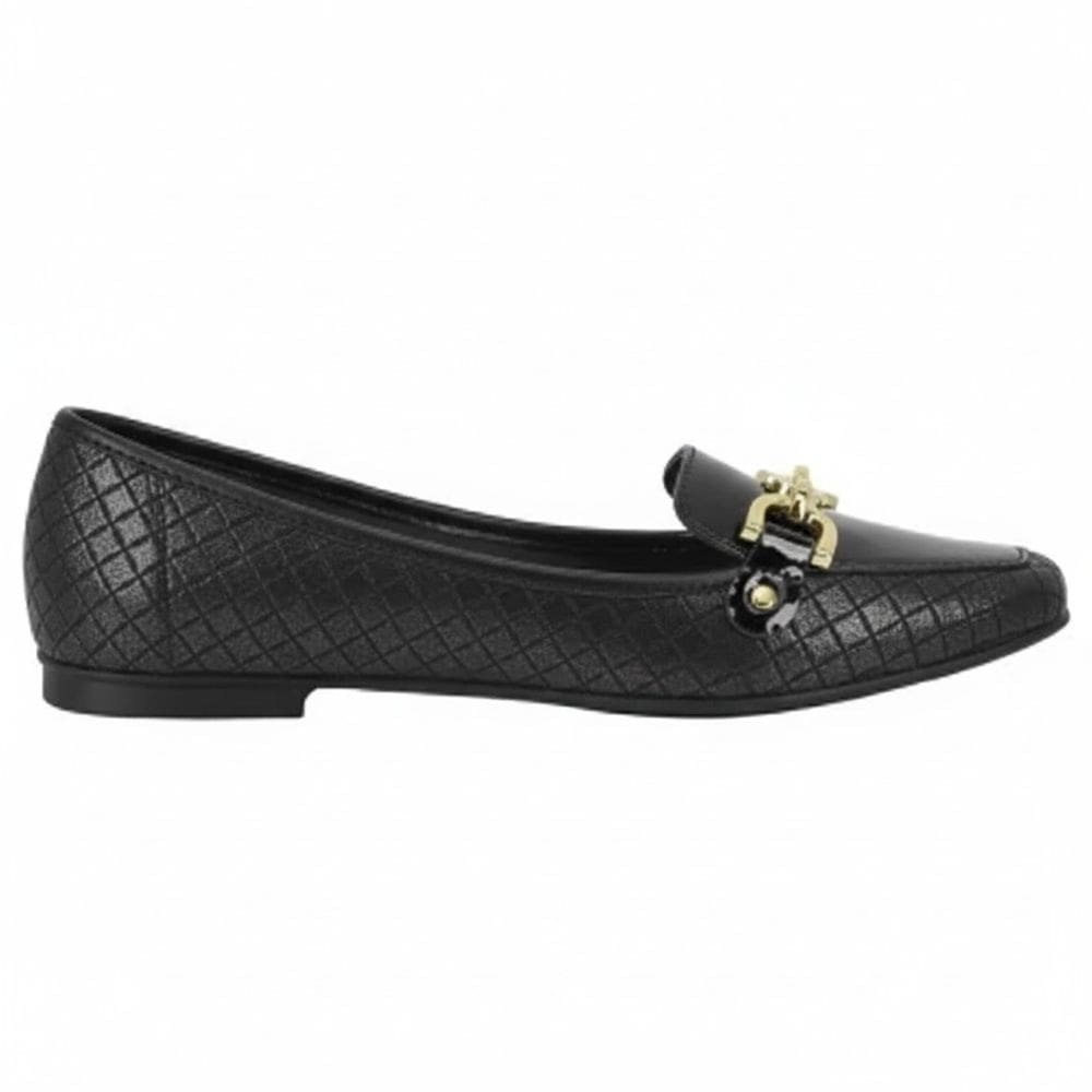 Mocassim Feminino Moleca 5737.211 Preto Fivela