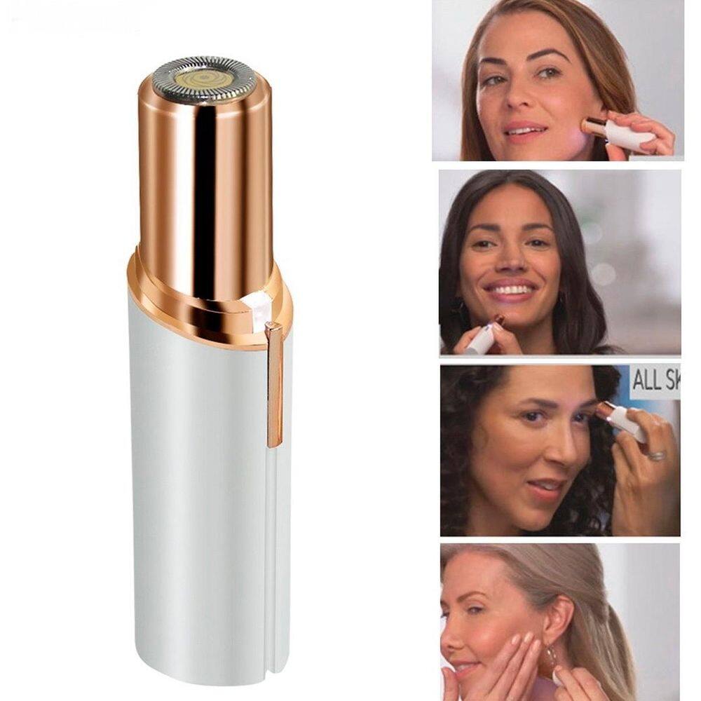Depiladora Facial Batom Remove Pelos Indolor Pratica