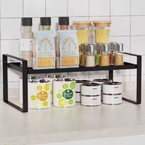 Organizador Estante de Metal Preta 71x34x126cm Útil Bazar | FastStore PDP