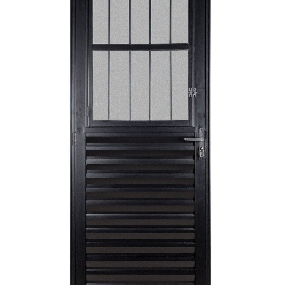 Porta Postigo Esquerda Vidro Mini Boreal 210x90cm Ecosul Esquadrisul