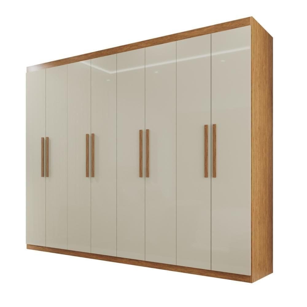 Guarda-roupa Casal 100% Mdf 8 Portas E 4 Gavetas Herrera