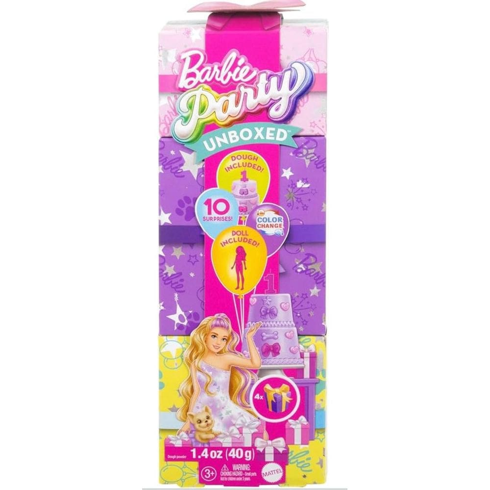 Barbie Reveal Party Unboxed Festa dos Animais-mattel