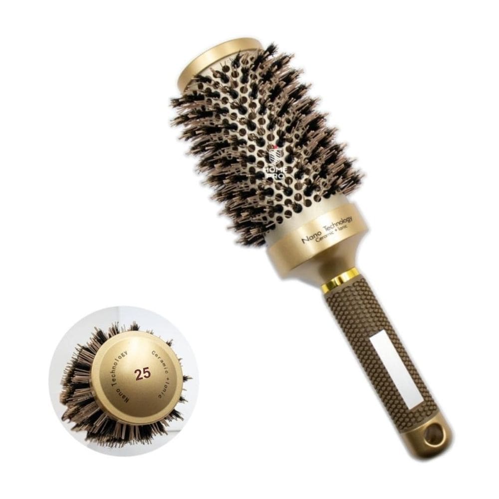 Escova 25Mm Nano Technology Ceramica Termica Cerdas Javali