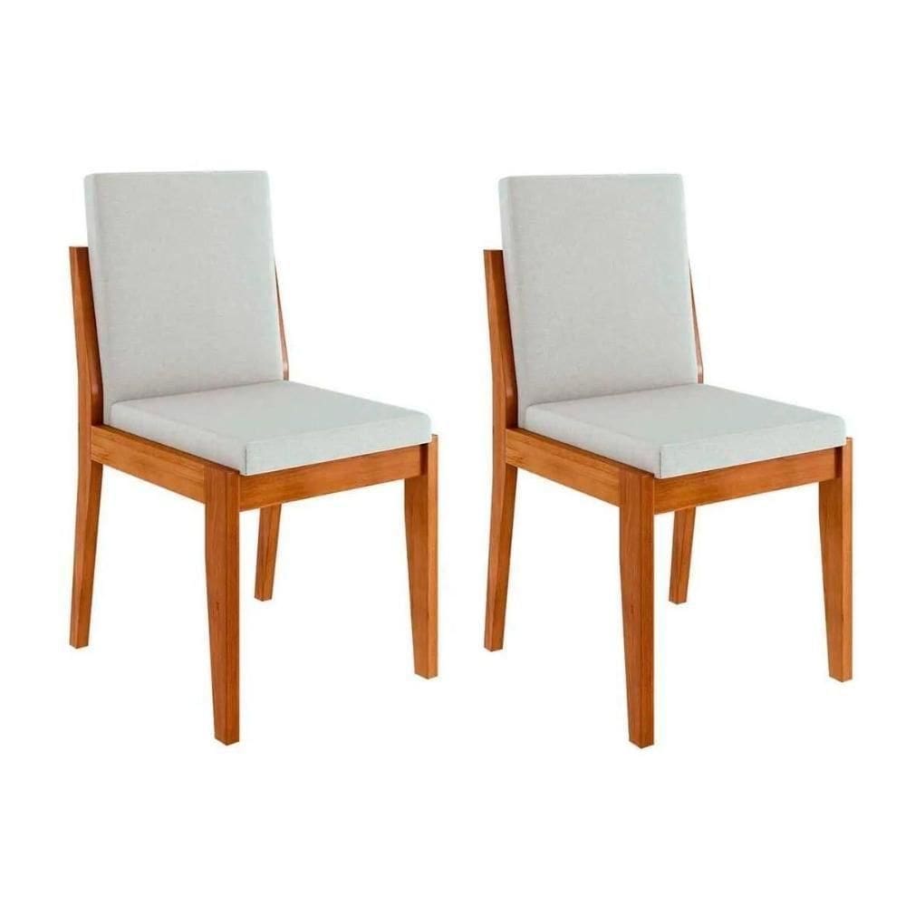 Kit 2 Cadeiras De Cozinha Lady i Natural - Nesher