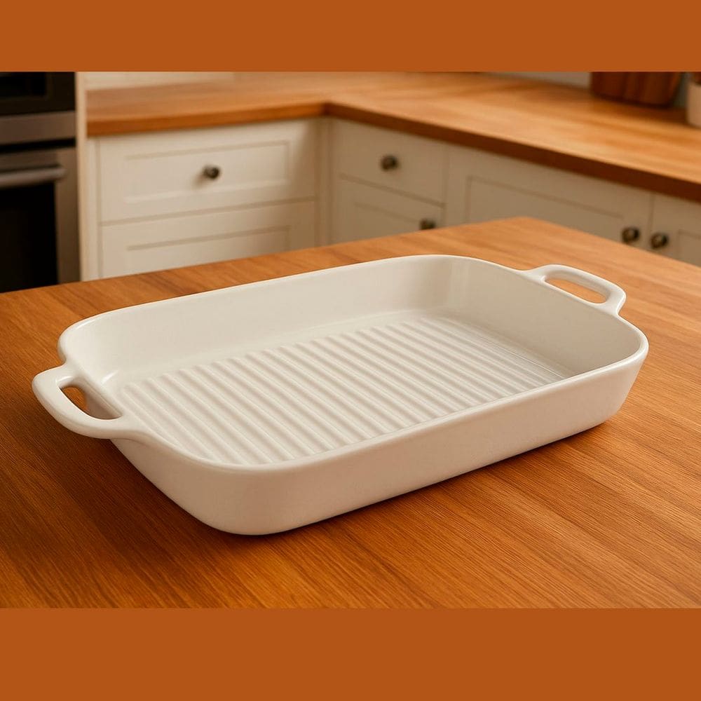 Travessa Retangular Assadeira Petisqueira Servir De 30x15cm
