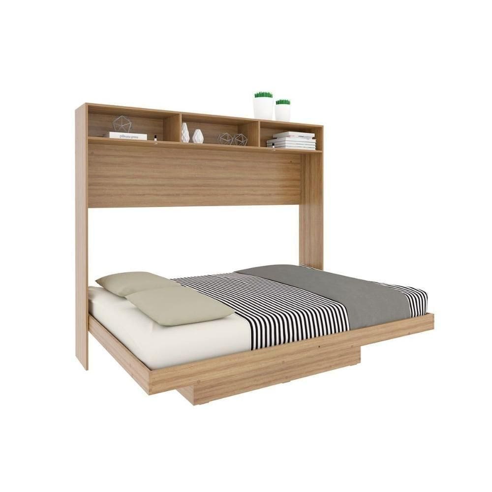 Cama Dobrável Ccm8043 Amêndoa - Tecno Mobili